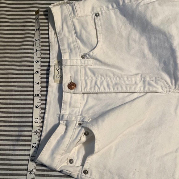 Jessica Simpson White Jeans Flare/ Bootcut with Fray bottom - Picture 5 of 5